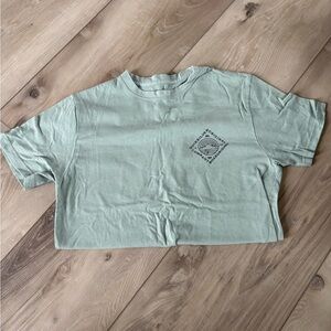Quiksilver Mint Green Short Sleeve Tee
